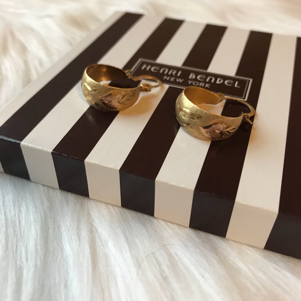 14 K Gold Earrings